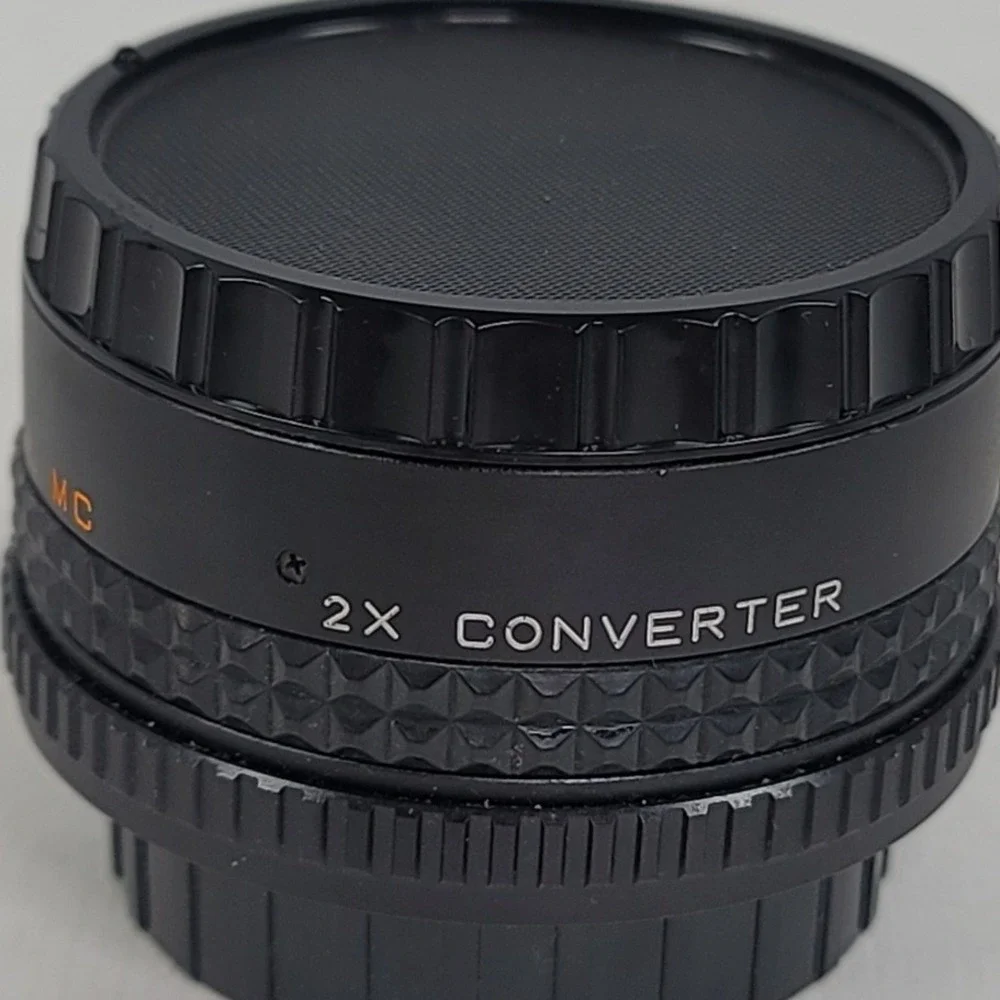 Focal MC 2X Converter for Canon FD Mount CA Made in Japan with Case and Caps